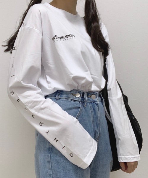 Cham.(チャム)の「切りっぱなしデニム(デニムパンツ・レディース・ブルー・F)」の5枚目の写真