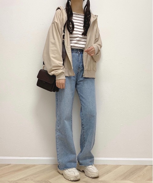 Cham.(チャム)の「切りっぱなしデニム(デニムパンツ・レディース・ブルー・F)」の12枚目の写真