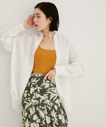 SALON adam et rope' | 【セットアップ対応】リネンオーバーシャツ(シャツ/ブラウス)