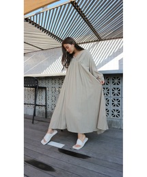 TRUNC | Wrinkle Gather Bias One Piece(ワンピース)