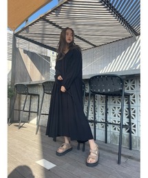 TRUNC | Wrinkle Gather Bias One Piece(ワンピース)