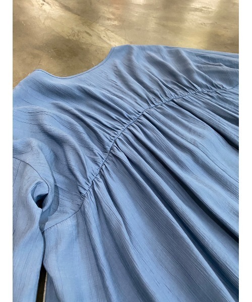 TRUNC（トランクエイティーエイト）の「Wrinkle Gather Bias One Piece（ワンピース・レディース・ベージュ/ダークブルー/ブラック・FREE）」の8枚目の写真