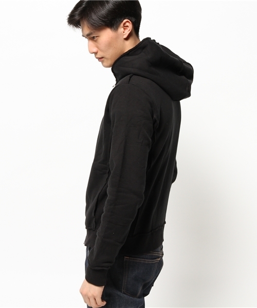 wjk（ダヴルジェイケイ）の「Lui's×wjk(ルイス×ダブルジェイケイ) ハイネックパーカー（パーカー・メンズ・ホワイト/グレー/ブラック・MEDIUM/LARGE）」の12枚目の写真