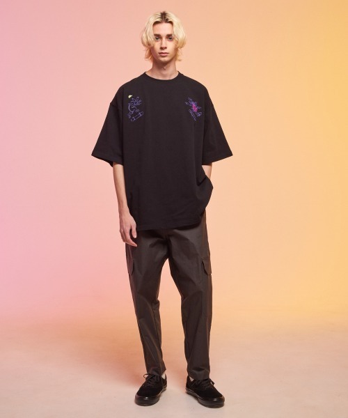 rehacer(レアセル)の「rehacer : Poser 戯画 HW Wide T / ポーザー戯画 ヘビーウェイト ワイド Tシャツ(Tシャツ/カットソー・メンズ・ブラック/ホワイト/ベージュ・X-LARGE/LARGE/MEDIUM)」の14枚目の写真