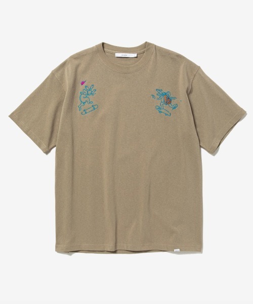 rehacer(レアセル)の「rehacer : Poser 戯画 HW Wide T / ポーザー戯画 ヘビーウェイト ワイド Tシャツ(Tシャツ/カットソー・メンズ・ブラック/ホワイト/ベージュ・X-LARGE/LARGE/MEDIUM)」の16枚目の写真