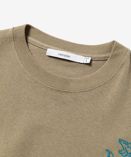 rehacer(レアセル)の「rehacer : Poser 戯画 HW Wide T / ポーザー戯画 ヘビーウェイト ワイド Tシャツ(Tシャツ/カットソー・メンズ・ブラック/ホワイト/ベージュ・X-LARGE/LARGE/MEDIUM)」の17枚目の写真