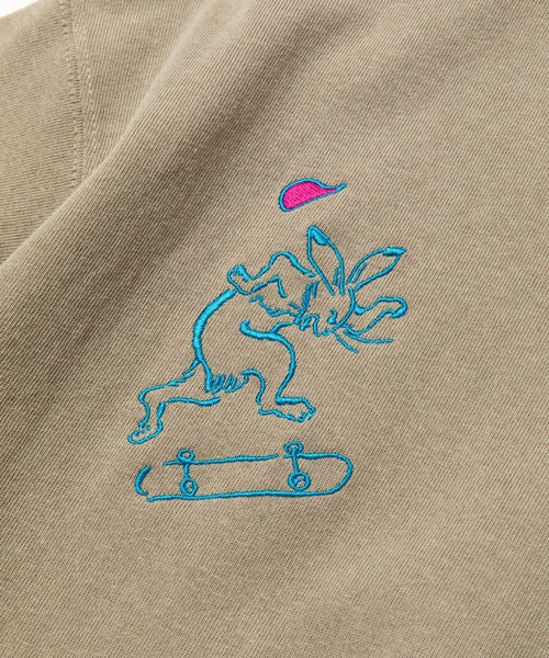 rehacer(レアセル)の「rehacer : Poser 戯画 HW Wide T / ポーザー戯画 ヘビーウェイト ワイド Tシャツ(Tシャツ/カットソー・メンズ・ブラック/ホワイト/ベージュ・X-LARGE/LARGE/MEDIUM)」の18枚目の写真