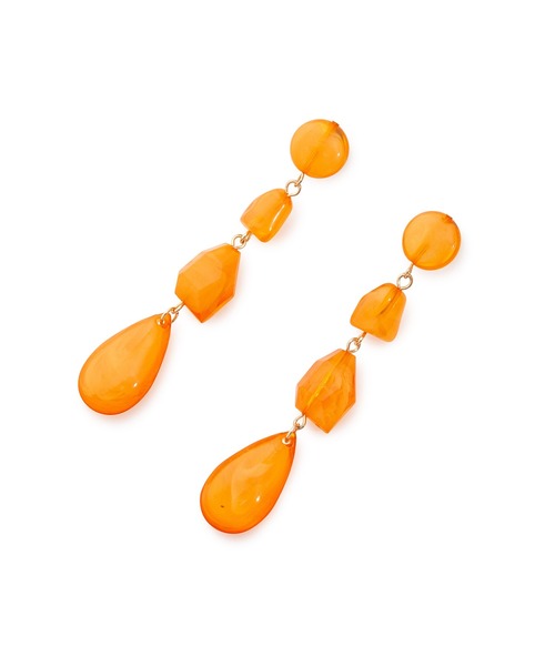 VIS（ビス）の「カラーアクリルピアス（ピアス（両耳用）・レディース・オレンジ/ブルー/グリーン・FREE）」の14枚目の写真