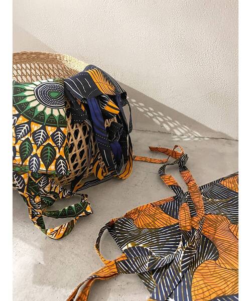 Ungrid（アングリッド）の「アフリカンプリントショルダーBAG（ショルダーバッグ・レディース・オレンジ/ブルー/グリーン・FREE）」の8枚目の写真