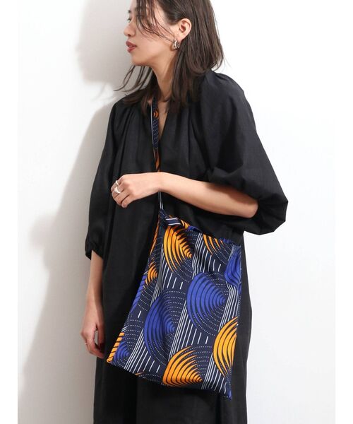 Ungrid（アングリッド）の「アフリカンプリントショルダーBAG（ショルダーバッグ・レディース・オレンジ/ブルー/グリーン・FREE）」の10枚目の写真