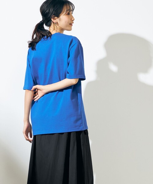 SHARE PARK（シェアパーク）の「【UNISEX】UVカット カレッジロゴTシャツ（Tシャツ/カットソー・メンズ・ホワイト系/ブルー系/ネイビー系・X-LARGE/MEDIUM/LARGE/X-SMALL/SMALL）」の12枚目の写真