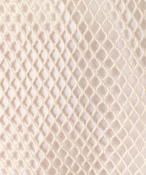 niko and...（ニコアンド）の「BIGメッシュプルオーバー（Tシャツ/カットソー・レディース・ホワイト/ピンク/ブラック/ナチュラル/ラベンダー・FREE）」の10枚目の写真