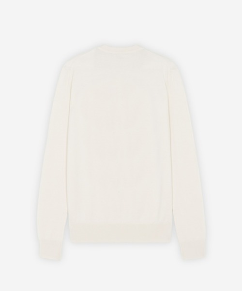 Maison Kitsune(メゾンキツネ)の「PIQUE FOX HEAD R-NECK PULLOVER(ニット/セーター・メンズ・キナリ・XXS/XS/L/M/S/XL)」の2枚目の写真