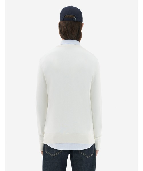 Maison Kitsune(メゾンキツネ)の「PIQUE FOX HEAD R-NECK PULLOVER(ニット/セーター・メンズ・キナリ・XXS/XS/L/M/S/XL)」の7枚目の写真