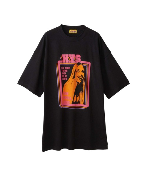 HYSTERIC GLAMOUR（ヒステリックグラマー）の「THE REBEL KIND ワンピース（ワンピース・レディース・ホワイト/ブラック/カーキ・FREE）」の2枚目の写真