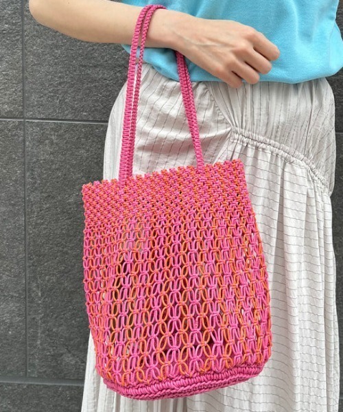 Ray BEAMS(レイビームス)の「BAGMATI / マクラメ バッグ(かごバッグ・レディース・その他/その他1・ONE SIZE)」の2枚目の写真