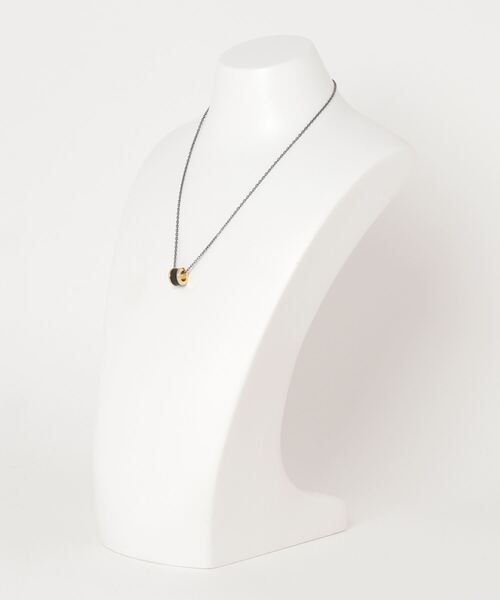 Orobianco（オロビアンコ）の「【OROBIANCO】OREN003/リングネックレス（ネックレス・メンズ・ブラック/ブラウン/ゴールド・FREE）」の6枚目の写真