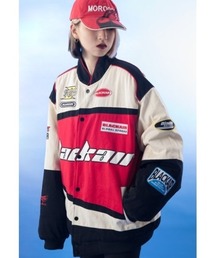 A'GEM/9 × .kom『.kom/ドットケーオーエム』Motor Sports Design Jacket/モータースポーツデザイン レーシングジャケット
