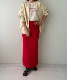LE MORE | 2wayスリットカラーニットスカート(スカート)