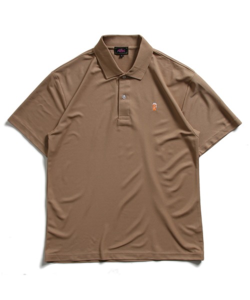 ROTAR(ローター)の「Drunk 1p Dry POLO ドライ ポロシャツ(ポロシャツ・メンズ・ブラック/インディゴブルー/ベビーピンク/カーキ系/カーキ系1・SMALL/MEDIUM/LARGE/X-LARGE)」の1枚目の写真