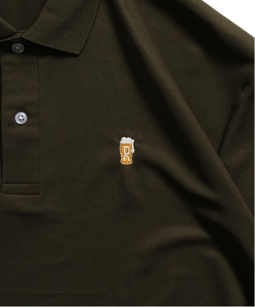 ROTAR(ローター)の「Drunk 1p Dry POLO ドライ ポロシャツ(ポロシャツ・メンズ・ブラック/インディゴブルー/ベビーピンク/カーキ系/カーキ系1・SMALL/MEDIUM/LARGE/X-LARGE)」の12枚目の写真