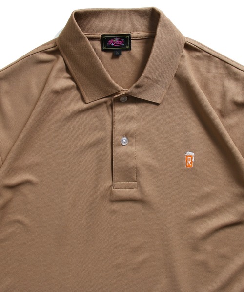 ROTAR(ローター)の「Drunk 1p Dry POLO ドライ ポロシャツ(ポロシャツ・メンズ・ブラック/インディゴブルー/ベビーピンク/カーキ系/カーキ系1・SMALL/MEDIUM/LARGE/X-LARGE)」の21枚目の写真