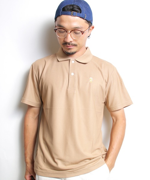 ROTAR(ローター)の「Drunk 1p Dry POLO ドライ ポロシャツ(ポロシャツ・メンズ・ブラック/インディゴブルー/ベビーピンク/カーキ系/カーキ系1・SMALL/MEDIUM/LARGE/X-LARGE)」の6枚目の写真