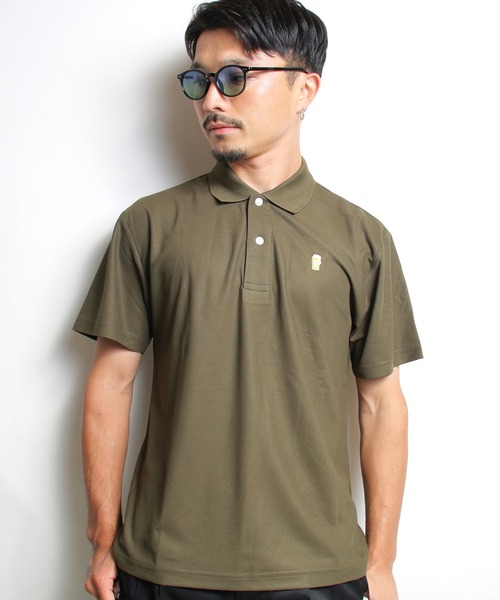 ROTAR(ローター)の「Drunk 1p Dry POLO ドライ ポロシャツ(ポロシャツ・メンズ・ブラック/インディゴブルー/ベビーピンク/カーキ系/カーキ系1・SMALL/MEDIUM/LARGE/X-LARGE)」の7枚目の写真