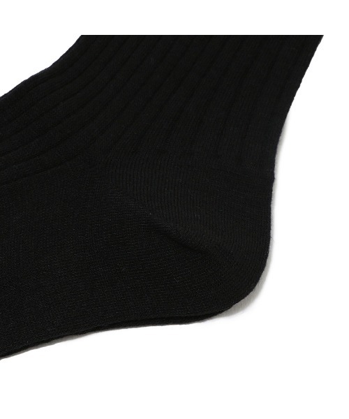 beautiful people(ビューティフルピープル)の「beautiful people wool ribsocks 1245511946(ソックス/靴下・レディース・ブラック/オフホワイト・FREE)」の7枚目の写真