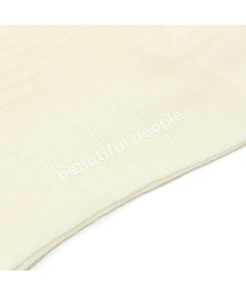 beautiful people(ビューティフルピープル)の「beautiful people wool ribsocks 1245511946(ソックス/靴下・レディース・ブラック/オフホワイト・FREE)」の11枚目の写真