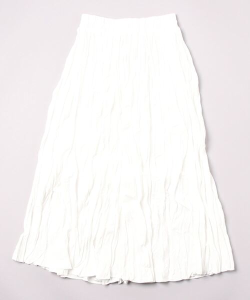 Dream garden（ドリームガーデン）の「YUGA  皺加工フレアスカート（スカート・レディース・ホワイト/ブラック/オフホワイト・FREE）」の11枚目の写真