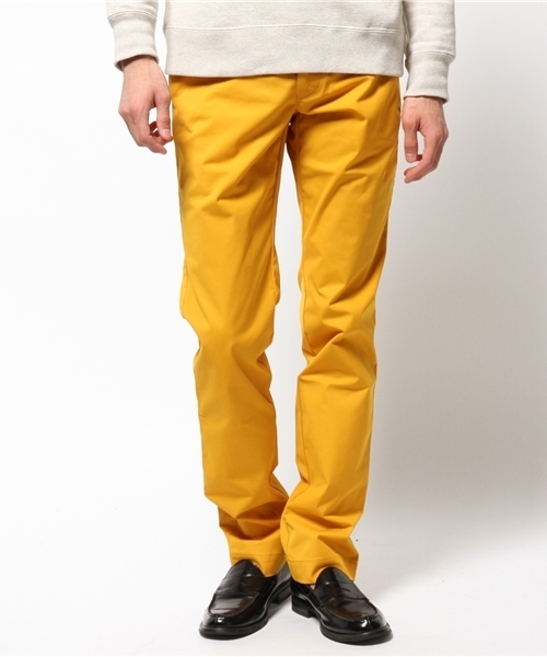 MACKINTOSH PHILOSOPHY（ﾏｯｷﾝﾄｯｼｭ ﾌｨﾛｿﾌｨｰ）の「カラーピケテーパードパンツ（その他パンツ・メンズ・ダークネイビー/オフホワイト/レッド/ネイビー/ベージュ/イエロー・38/44/42/36/40）」の5枚目の写真