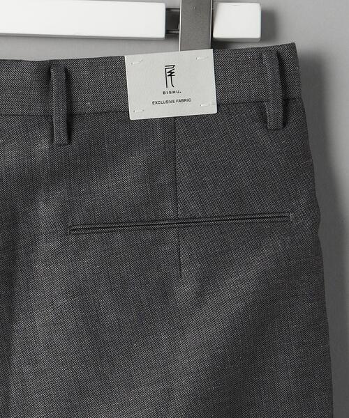 BEAUTY&YOUTH UNITED ARROWS(ビューティーアンドユースユナイテッドアローズ)の「BISHU ミニ ヘリンボーン 2P パンツ(スラックス・メンズ・ナチュラル/グレー・L/XL/M/S)」の16枚目の写真