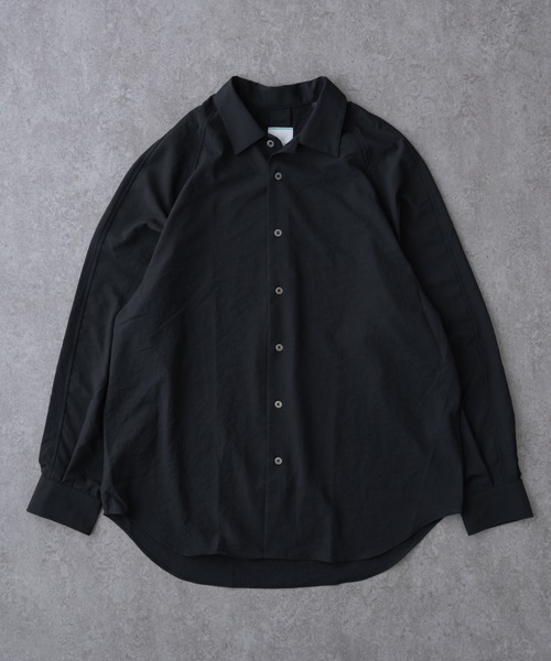 BRICK & SONS(ブリックアンドサンズ)の「リラックスラグランスリーブシャツ<ブラック>(シャツ/ブラウス・メンズ・ブラック・LL/M/L/S)」の13枚目の写真