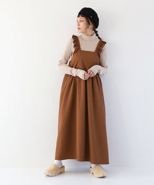 Crisp（クリスプ）の「タートルリブTシャツ（Tシャツ/カットソー・レディース・ブルー/ベージュ/ピンク/グリーン・FREE）」の19枚目の写真