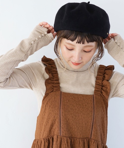 Crisp（クリスプ）の「タートルリブTシャツ（Tシャツ/カットソー・レディース・ブルー/ベージュ/ピンク/グリーン・FREE）」の20枚目の写真