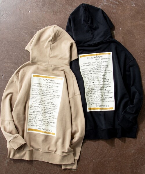 JOSEPH STUDIO（ジョゼフストゥディオ）の「フーディ THE DAFFODILS TYPOGRAPHY（パーカー・レディース・ブラック系/ベージュ系・SMALL/MEDIUM/LARGE）」の9枚目の写真
