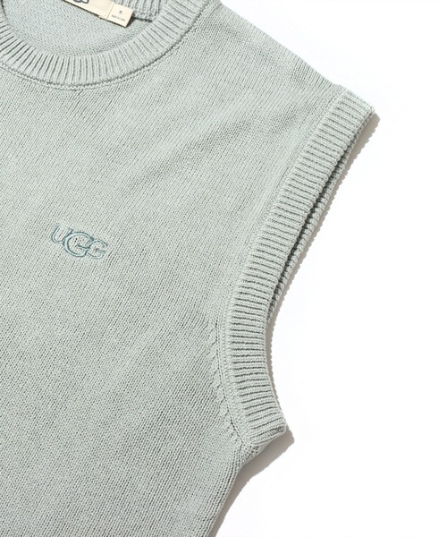 UGG（アグ）の「UGG@mos ベーシックニットベスト / アグ ベーシックニットベスト（ベスト・レディース・ブラック/ベージュ/ミント・M/L）」の7枚目の写真