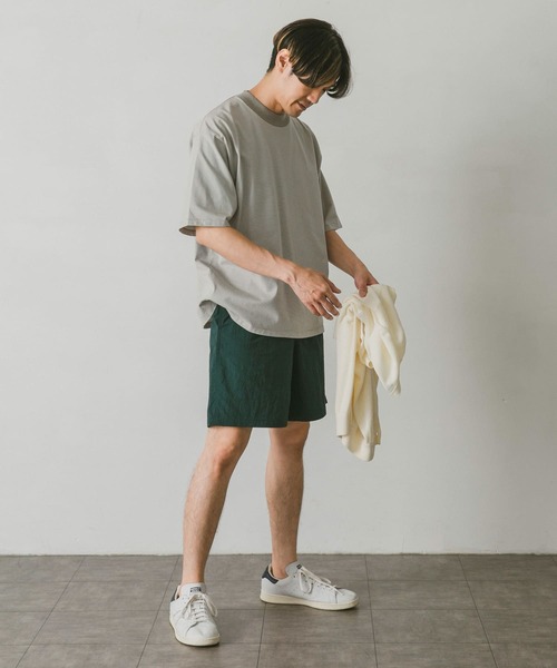 URBAN RESEARCH DOORS（アーバンリサーチドアーズ）の「ミジンボーダーモックネックタフTシャツ（Tシャツ/カットソー・メンズ・ネイビー/グレー系その他/ブルー系その他・MEDIUM/LARGE）」の8枚目の写真