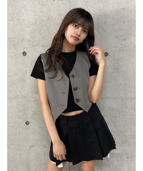 当店の記念日 セール】コンパクトVEST（その他アウター）｜ENVYM トップス