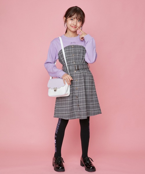 JENNI（ジェニィ）の「ベアターンロックショルダーバッグ（ショルダーバッグ・キッズ・ブラック/オフホワイト/ラベンダー・F）」の17枚目の写真