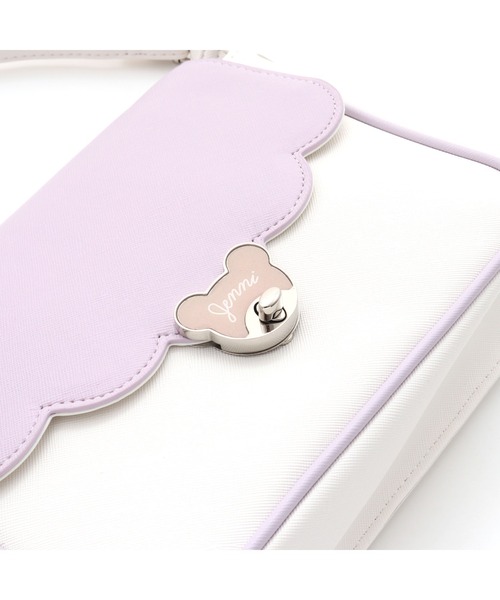 JENNI（ジェニィ）の「ベアターンロックショルダーバッグ（ショルダーバッグ・キッズ・ブラック/オフホワイト/ラベンダー・F）」の18枚目の写真