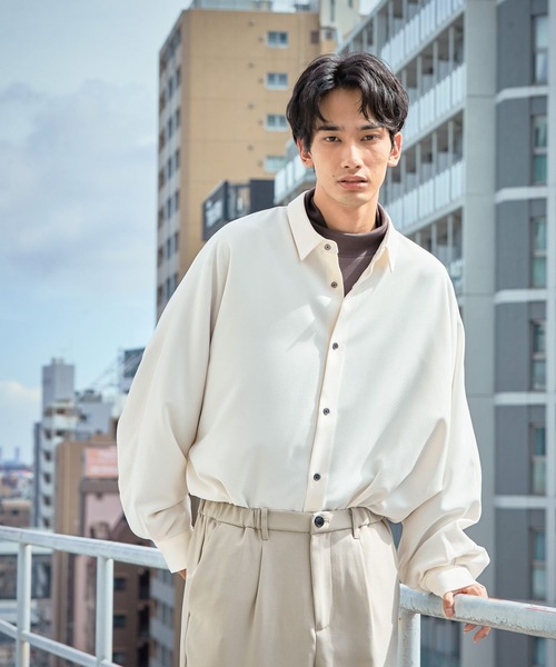 LOWRYS FARM（ローリーズファーム）の「ウールライクドルマンシャツ