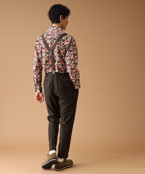 40ｃｔ＆525（フォーティーカラッツアンドゴーニーゴ）の「◆【Sサイズ～】総柄プリント ボタンダウンシャツ（シャツ/ブラウス・メンズ・ネイビー系/ホワイト系1/ダークブラウン系/オレンジ系5・02/04/01/03）」の20枚目の写真