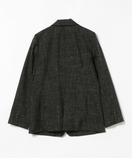 Demi-Luxe BEAMS(デミルクス ビームス)の「Demi-Luxe BEAMS / ウール リネン テーラードジャケット(テーラードジャケット・レディース・ブラック・40/38/36)」の11枚目の写真
