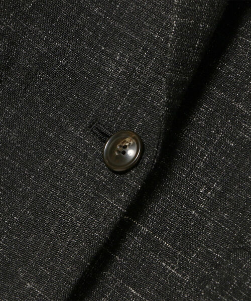 Demi-Luxe BEAMS(デミルクス ビームス)の「Demi-Luxe BEAMS / ウール リネン テーラードジャケット(テーラードジャケット・レディース・ブラック・40/38/36)」の12枚目の写真