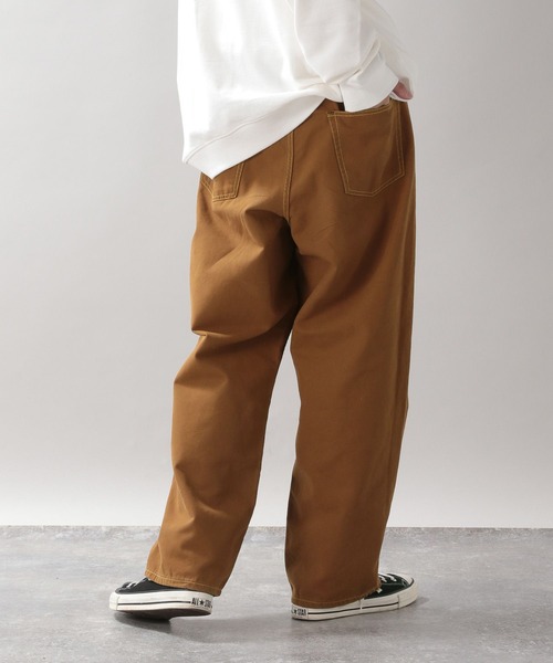 RAGEBLUE（レイジブルー）の「ダックタックワイドパンツ（チノパンツ・メンズ・キャメル/スミクロ・MEDIUM/LARGE）」の11枚目の写真