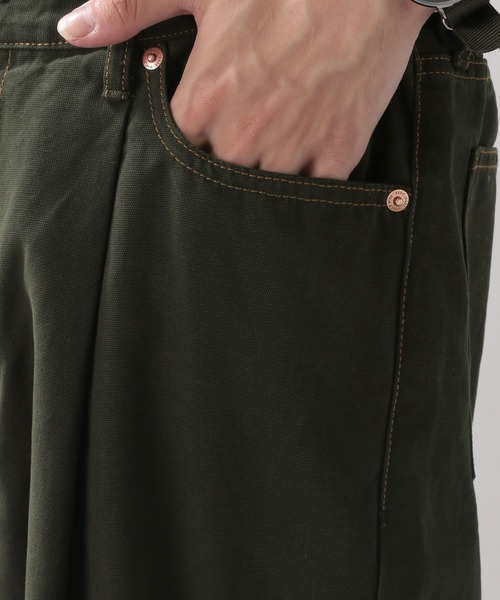 RAGEBLUE（レイジブルー）の「ダックタックワイドパンツ（チノパンツ・メンズ・キャメル/スミクロ・MEDIUM/LARGE）」の17枚目の写真