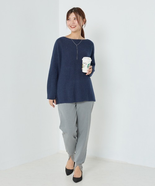 OMNES(オムネス)の「TRストレッチ裾リブパンツ(その他パンツ・レディース・ライトグレー/ベージュ/ピンクベージュ・MEDIUM/LARGE)」の16枚目の写真