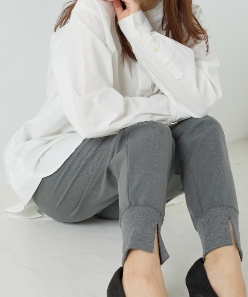 OMNES(オムネス)の「TRストレッチ裾リブパンツ(その他パンツ・レディース・ライトグレー/ベージュ/ピンクベージュ・MEDIUM/LARGE)」の20枚目の写真